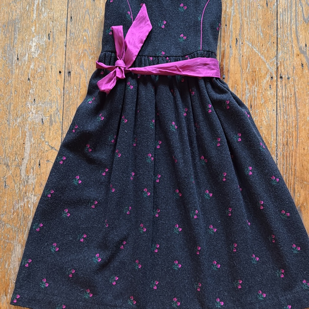 Charming Kids Dress with Pink Accents